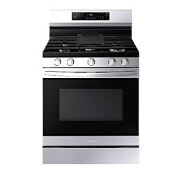 30 in. Gas Stove with Air Fryer and Wi-Fi Samsung-NX60B6515SS-AP